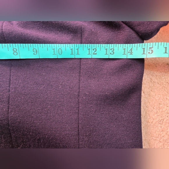 TORY BURCH Navy Wool Fitted Blazer With Red Floral Embroidery. Size XS - Picture 11 of 12